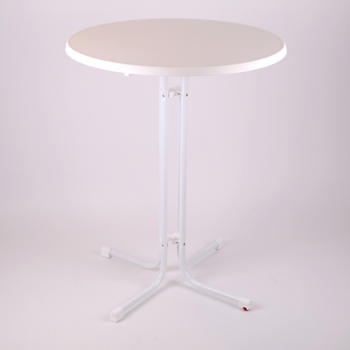 Statafel Hamilton Wit Ø85cm